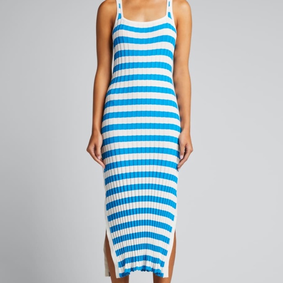 NWT SOLID & STRIPED The Kimberly Stripe Ribbed Dress in size S - Picture 2 of 5